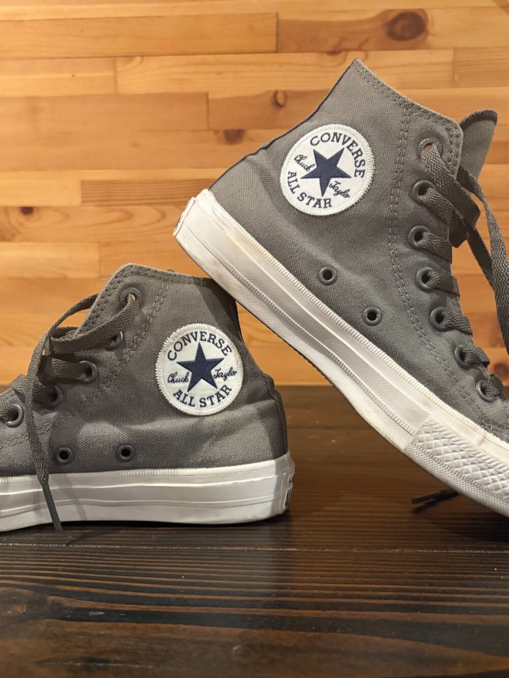Converse Chuck Taylor All Star II High Top Gray 150147C Lunarlon Women’s 6.5